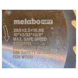 (4) Assorted 10" Saw Blades