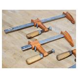 (4) Woodworking Clamps