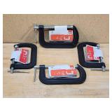 (4) Bessey C-Clamps