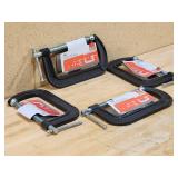 (4) Bessey C-Clamps