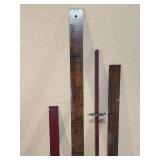 Assorted Carpenters Measuring Accessories