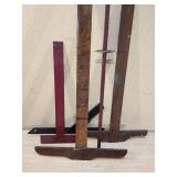 Assorted Carpenters Measuring Accessories