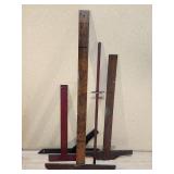 Assorted Carpenters Measuring Accessories