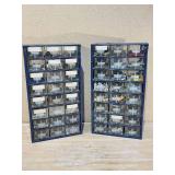 (2) Hardware Storage Bins with Contents