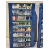 (2) Hardware Storage Bins with Contents