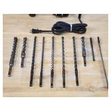 Hitachi Electric Hammer Drill with Bits