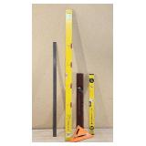 Assorted Carpenters Measuring Accessories