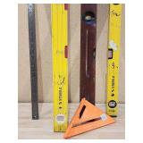 Assorted Carpenters Measuring Accessories