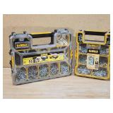 (2) Hardware Organizers with Contents