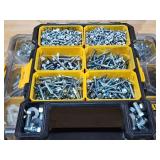 (2) Hardware Organizers with Contents