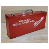Milwaukee Electric Heavy Duty Angle Drill with Bits