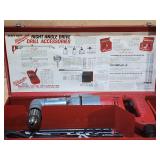 Milwaukee Electric Heavy Duty Angle Drill with Bits