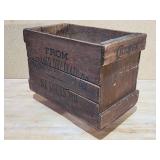 Vintage G. Cramer dry plate Company Wooden Crate