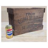 Vintage G. Cramer dry plate Company Wooden Crate