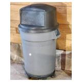 Rolling Shop Garbage Can