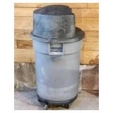 Rolling Shop Garbage Can