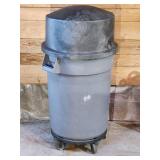 Rolling Shop Garbage Can