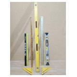 Assorted Carpenters Measuring Accessories