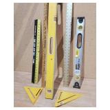 Assorted Carpenters Measuring Accessories