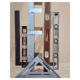 Assorted Carpenters Measuring Accessories