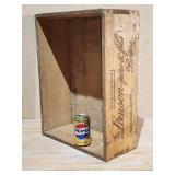 Vintage French Lanson Champagne Wooden Crate