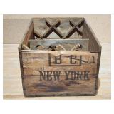 Vintage Cutty Sark Scotch Whiskey Wooden Crate