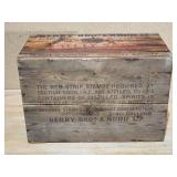 Vintage Cutty Sark Scotch Whiskey Wooden Crate