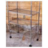 Rolling Bakers Rack