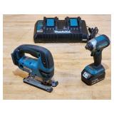 (2) Cordless Makita Hand Tools
