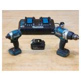 (2) Makita Cordless Drills