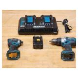 (2) Makita Cordless Drills