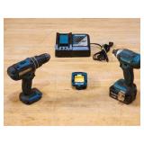 (2) Makita Cordless Drills