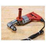 Milwaukee Electric Heavy Duty Angle Drill with Bits