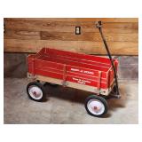 Vintage Wooden Radio Flyer Town & Country Wagon
