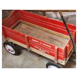 Vintage Wooden Radio Flyer Town & Country Wagon