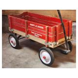 Vintage Wooden Radio Flyer Town & Country Wagon