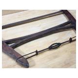 Primitive Vintage Buck Saw
