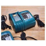 (3) Makita 18V Battery Charging Stations