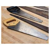 (5) Assorted Hand Saws