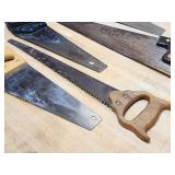 (5) Assorted Hand Saws