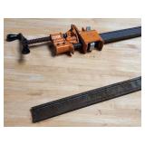 (2) 72" Long Jorgensen Woodworking Clamps
