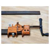 (2) 72" Long Jorgensen Woodworking Clamps