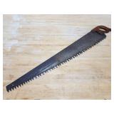 Vintage 48" Long Logging Saw