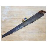 Vintage 48" Long Logging Saw