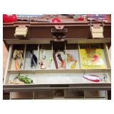 Fishing Tackle Box with Contents