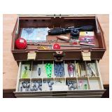 Fishing Tackle Box with Contents