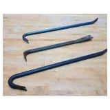 (3) Assorted Size Crow Bars