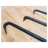 (3) Assorted Size Crow Bars