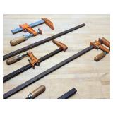 Assorted Woodworking Clamps