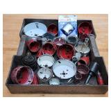 Large Assortment of Hole Saws
